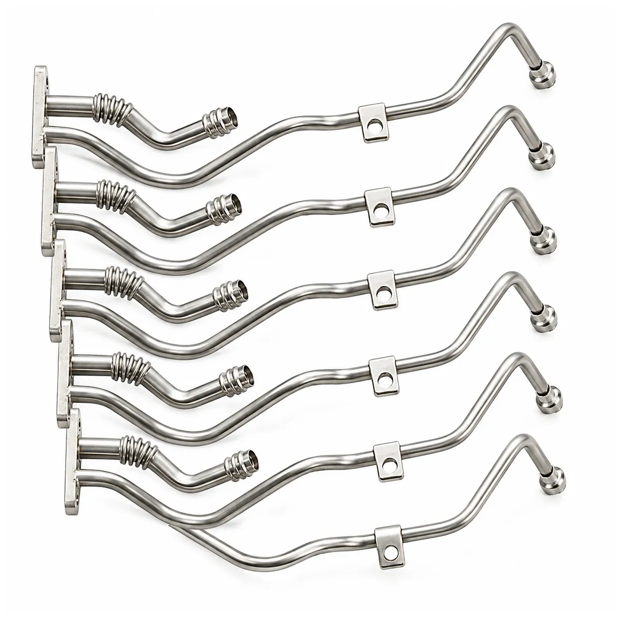 Stainless steel coolant pipe production