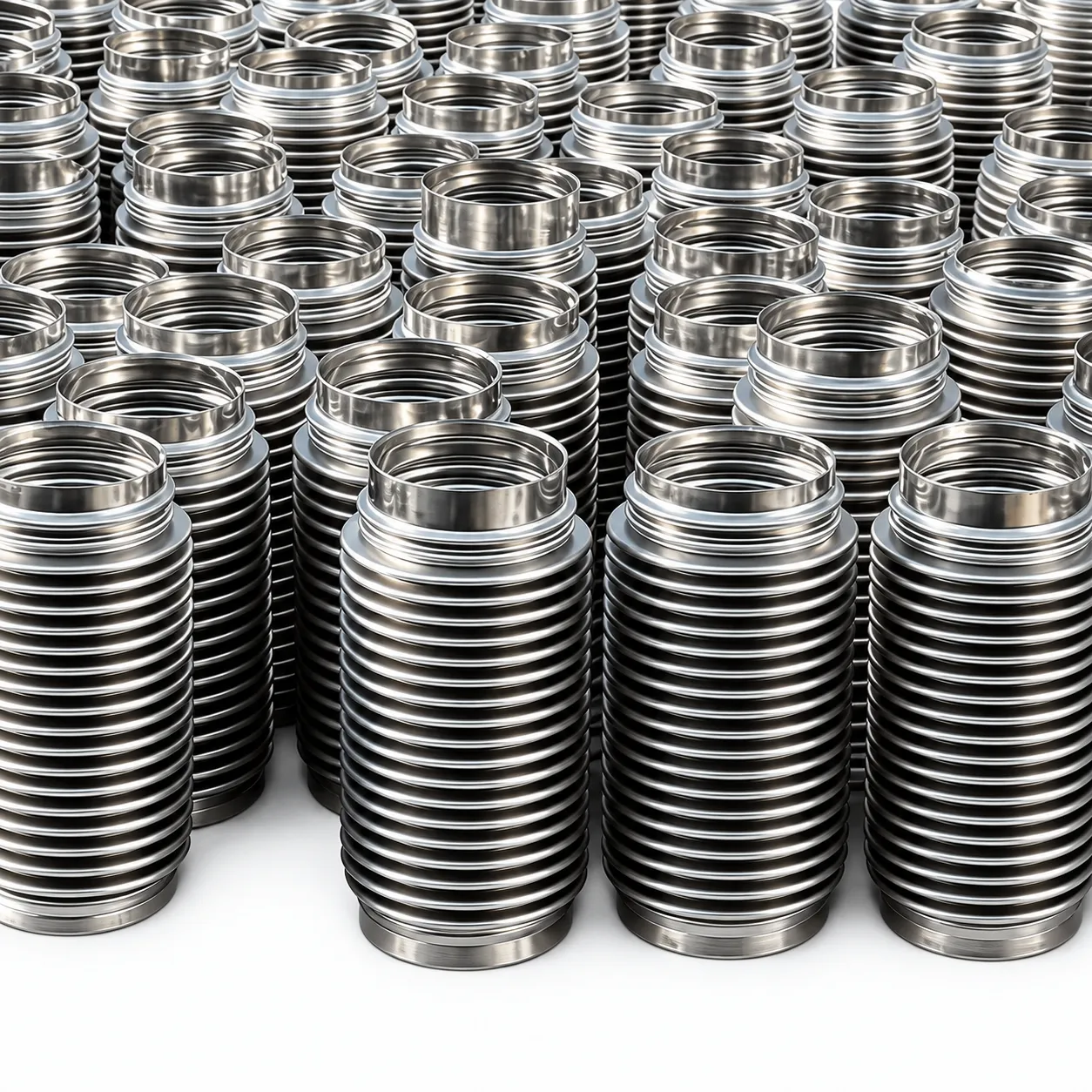 Representative stainless steel corrugated metal hose construction