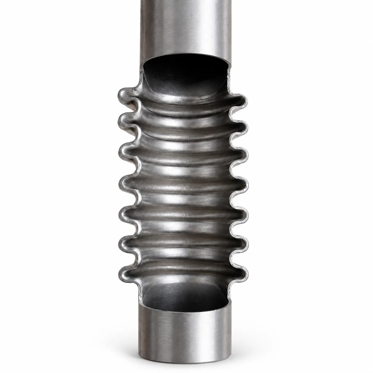 Braided metallic hose construction